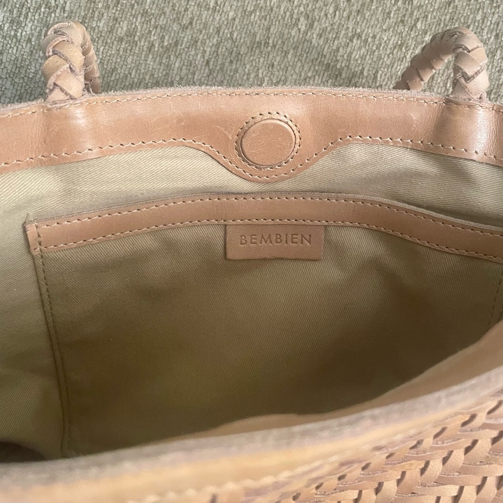 Bembien Woven Leather Ella Tote - Picture 5 of 14